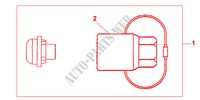 WIELMOEREN 16 STUKS ( OPEN TYPE ) voor Honda ACCORD 1.8IS 4 deuren 4-traps automatische versnellingsbak 2000