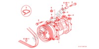 AIRCONDITIONER (COMPRESSOR) (DIESEL) voor Honda CIVIC AERODECK 2.0ITD 5 deuren 5-versnellings handgeschakelde versnellingsbak 2000