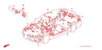 BEDRADINGSBUNDEL(LH) voor Honda CIVIC AERODECK 1.4IS 5 deuren 5-versnellings handgeschakelde versnellingsbak 1999