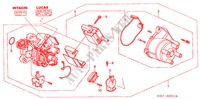DISTRIBUTEUR(LUCAS) (SOHC VTEC) voor Honda CIVIC AERODECK 1.4I 5 deuren 5-versnellings handgeschakelde versnellingsbak 1999