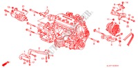 GENERATOR BEUGEL(SOHC) voor Honda CIVIC AERODECK 1.4IS 5 deuren 4-traps automatische versnellingsbak 1999