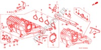 INLAAT SPRUITSTUK(SOHC) voor Honda CIVIC AERODECK 1.4IS 5 deuren 4-traps automatische versnellingsbak 1999