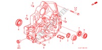 KOPPELING BEHUIZING(SOHC) voor Honda CIVIC AERODECK 1.5IVT 5 deuren 5-versnellings handgeschakelde versnellingsbak 1998
