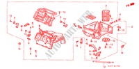 VERWARMINGSEENHEID(LH) voor Honda CIVIC AERODECK 1.5ILS 5 deuren 5-versnellings handgeschakelde versnellingsbak 1998