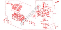 VERWARMINGSEENHEID(RH) voor Honda CIVIC AERODECK 1.4I 5 deuren 5-versnellings handgeschakelde versnellingsbak 1999