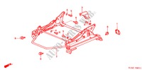 V. ZITTING COMPONENTEN (L.)(2) voor Honda ACCORD 1.8IES 4 deuren 4-traps automatische versnellingsbak 2002