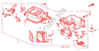 VERWARMINGSEENHEID(LH) voor Honda ACCORD 1.8IS 4 deuren 4-traps automatische versnellingsbak 2002