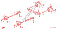ACHTER DIFFERENTIEEL OPHANGING voor Honda S2000 S2000 2 deuren 6-versnellings handgeschakelde versnellingsbak 2002