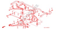 ACHTER STABILISATOR/ ACHTER ONDER ARM voor Honda S2000 S2000 2 deuren 6-versnellings handgeschakelde versnellingsbak 2001