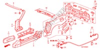 BUITEN PANELEN/ACHTER PANEEL voor Honda S2000 S2000 2 deuren 6-versnellings handgeschakelde versnellingsbak 2003