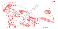 INSTRUMENTEN AFWERKING(LH) voor Honda S2000 S2000 2 deuren 6-versnellings handgeschakelde versnellingsbak 2000