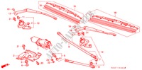 VOOR RUITESPROEIER (RH) voor Honda S2000 S2000 2 deuren 6-versnellings handgeschakelde versnellingsbak 2000