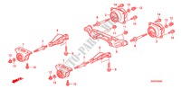 ACHTER DIFFERENTIEEL OPHANGING voor Honda S2000 S 2 deuren 6-versnellings handgeschakelde versnellingsbak 2009