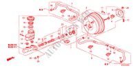 REM HOOFDCILINDER/ HOOFDSPANNING voor Honda S2000 S 2 deuren 6-versnellings handgeschakelde versnellingsbak 2009
