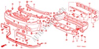 BUMPERS('02) voor Honda HR-V HYPER 3 deuren 5-versnellings handgeschakelde versnellingsbak 2002