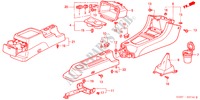 CONSOLE voor Honda HR-V HYPER 3 deuren 5-versnellings handgeschakelde versnellingsbak 2001