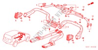 KANAAL(LH) voor Honda HR-V 4WD 3 deuren CVT versnellingsbak 2001