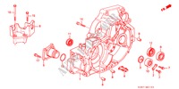 KOPPELING BEHUIZING voor Honda HR-V 4WD 3 deuren 5-versnellings handgeschakelde versnellingsbak 1999