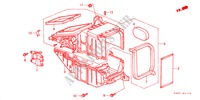 VERWARMING KANAAL(RH) voor Honda HR-V 4WD 3 deuren CVT versnellingsbak 2000