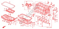 CILINDERBLOK/OLIEPAN voor Honda HR-V HR-V 3 deuren 5-versnellings handgeschakelde versnellingsbak 2003