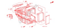 VERWARMING KANAAL(RH) voor Honda HR-V 4WD 5 deuren 5-versnellings handgeschakelde versnellingsbak 2003