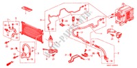 AIRCONDITIONER (SLANGEN/PIJPEN) (LH) voor Honda PRELUDE 2.0I 2 deuren 4-traps automatische versnellingsbak 2000