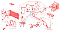 AIRCONDITIONER (SLANGEN/PIJPEN) (LH) voor Honda PRELUDE 2.0I 2 deuren 4-traps automatische versnellingsbak 1998