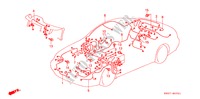 BEDRADINGSBUNDEL(RH) voor Honda PRELUDE 2.0I 2 deuren 5-versnellings handgeschakelde versnellingsbak 2000