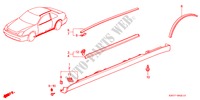 GIETWERK/BESCHERMER voor Honda PRELUDE VT 2 deuren 4-traps automatische versnellingsbak 2000