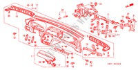 INSTRUMENTEN PANEEL(LH) voor Honda PRELUDE 2.0I 2 deuren 5-versnellings handgeschakelde versnellingsbak 1997