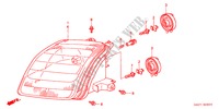KOPLAMP voor Honda PRELUDE 2.0I 2 deuren 5-versnellings handgeschakelde versnellingsbak 2000