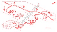 SRS EENHEID(RH) voor Honda PRELUDE VTI-R 2 deuren 5-versnellings handgeschakelde versnellingsbak 2000