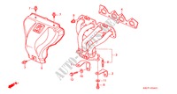 UITLAAT SPRUITSTUK(DOHC) voor Honda PRELUDE TYPE-S 2 deuren 5-versnellings handgeschakelde versnellingsbak 2000