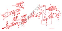 UITLAATPIJP(DOHC) voor Honda PRELUDE VT 2 deuren 4-traps automatische versnellingsbak 2000