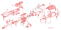 UITLAATPIJP(SOHC) voor Honda PRELUDE 2.0I 2 deuren 5-versnellings handgeschakelde versnellingsbak 2000