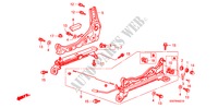 V. ZITTING COMPONENTEN (R.) (2) voor Honda PRELUDE 2.0I 2 deuren 4-traps automatische versnellingsbak 2000