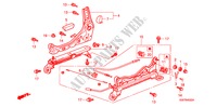 V. ZITTING COMPONENTEN (R.) (3) voor Honda PRELUDE SI 2 deuren 4-traps automatische versnellingsbak 2001