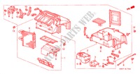 VERWARMINGSEENHEID(LH) voor Honda PRELUDE VTI 2 deuren 4-traps automatische versnellingsbak 2000