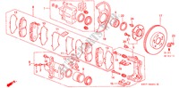 VOOR REM(DOHC) voor Honda PRELUDE VTI-R 2 deuren 4-traps automatische versnellingsbak 2000