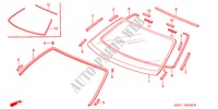 VOOR RUIT voor Honda PRELUDE VT 2 deuren 4-traps automatische versnellingsbak 2000