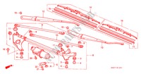 VOOR RUITESPROEIER (RH) voor Honda PRELUDE VT 2 deuren 4-traps automatische versnellingsbak 2000