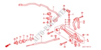 VOOR STABILISATOR/ VOOR ONDER ARM voor Honda PRELUDE VTI 2 deuren 5-versnellings handgeschakelde versnellingsbak 2000