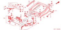 ACHTERKLEP voor Honda INSIGHT DX 3 deuren 5-versnellings handgeschakelde versnellingsbak 2003