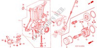 OLIEPOMP/OLIEZEEF voor Honda INSIGHT DX 3 deuren 5-versnellings handgeschakelde versnellingsbak 2000