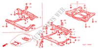 ACHTER BALK/KRUIS BALK voor Honda ACCORD 1.8IES 5 deuren 5-versnellings handgeschakelde versnellingsbak 2000