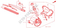 ACHTER WISSER voor Honda ACCORD 1.8IES 5 deuren 5-versnellings handgeschakelde versnellingsbak 2000