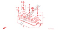 CILINDERKOP AFDEKKING (1.8L/2.0L) voor Honda ACCORD 1.8ILS 5 deuren 4-traps automatische versnellingsbak 2000