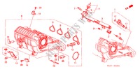 INLAAT SPRUITSTUK(1.6L) voor Honda ACCORD 1.6ILS         7PA 5 deuren 5-versnellings handgeschakelde versnellingsbak 1999
