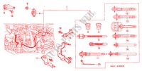 MOTOR BEDRADINGSBUNDEL (DIESEL) voor Honda ACCORD 2.0TDI 5 deuren 5-versnellings handgeschakelde versnellingsbak 2000