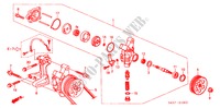P.S. POMP/HOUDER(1.6L) voor Honda ACCORD 1.8ILS 5 deuren 4-traps automatische versnellingsbak 2000